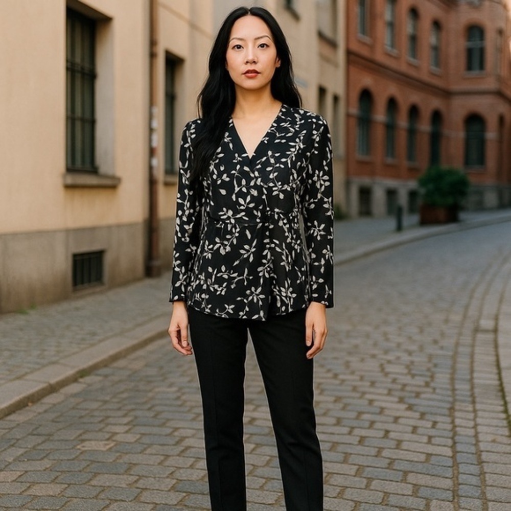 Cato Black Blouse Top